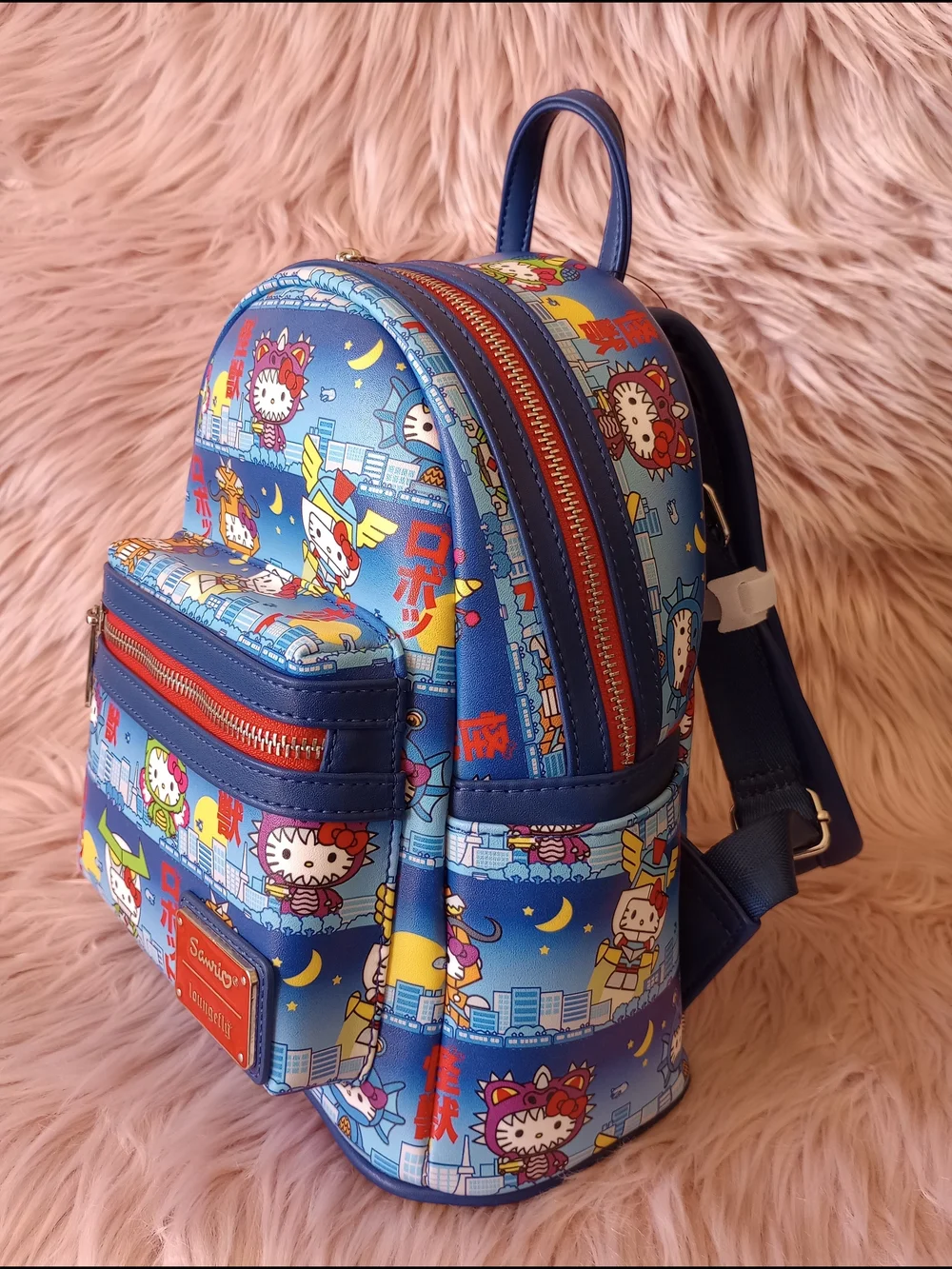 SDCC 2020 Exclusive Hello Kitty Kaiju Loungefly Mini Backpack